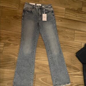 Velvet Women's Gray Flare Jeans